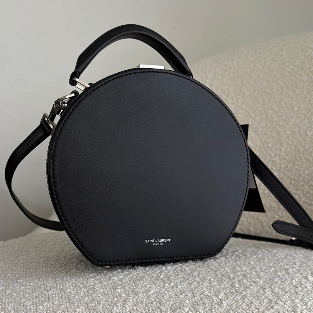 Saint Laurent Black Crossbody Bag Sleek Minimalist Design